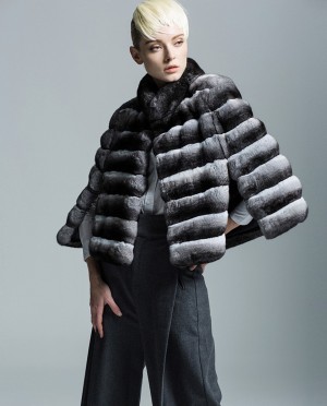 Chinchilla Fur Cape