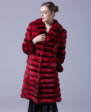 Chinchilla Fur Long Coat