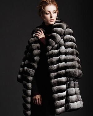 Chinchilla Fur Coat