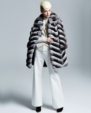 Chinchilla Fur Coat