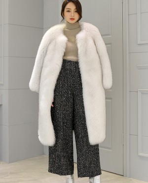 Fox Fur Long Coat