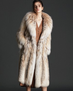 Lynx Fur Long Coat