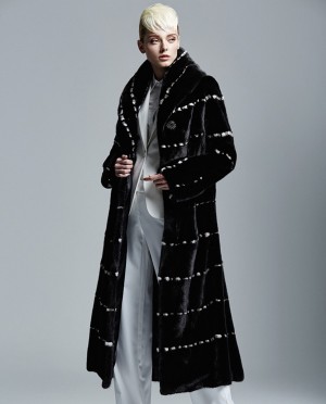 Mink Fur Long Coat