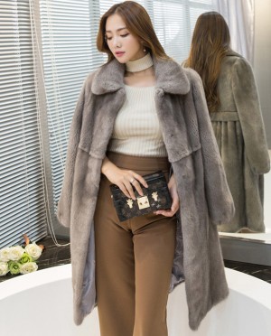 3/4 Length Mink Fur Coat