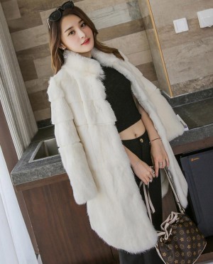 Sheared Rabbit Fur Jacket