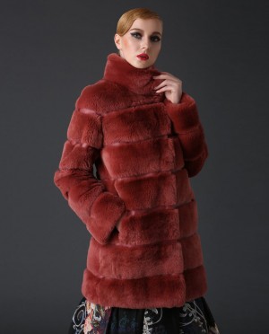 Rex Rabbit Fur Coat