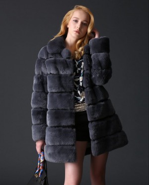 Rex Rabbit Fur Coat