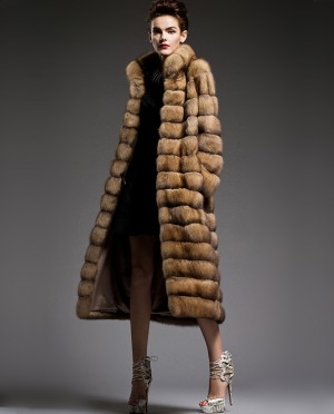 Long Sable Fur Coat