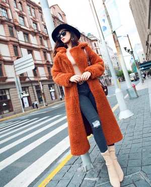 Merino Shearling Sheepskin Reversible Long Coat