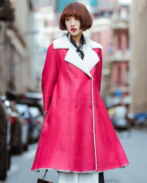 3/4 Length Shearling Lambskin Coat