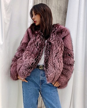 Silver Fox Fur Jacket