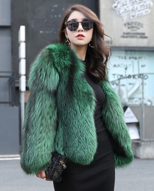 Silver Fox Fur Jacket