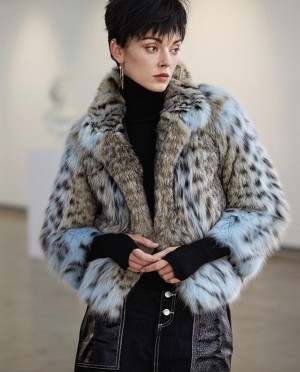 Cropped Lynx Fur Jacket