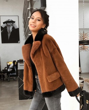 Mink Fur Bomber Jacket