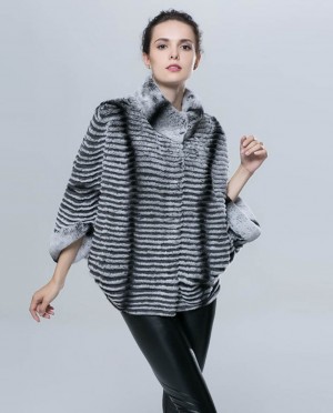 Batwing Rex Rabbit Fur Jacket