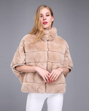 Batwing Rex Rabbit Fur Jacket