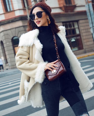 Merino Shearling Sheepskin Lamb Wool Jacket