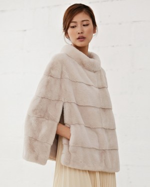 Mink Fur Poncho