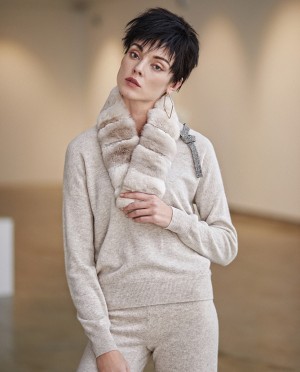 Chinchilla Fur Scarf