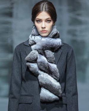 Chinchilla Fur Scarf