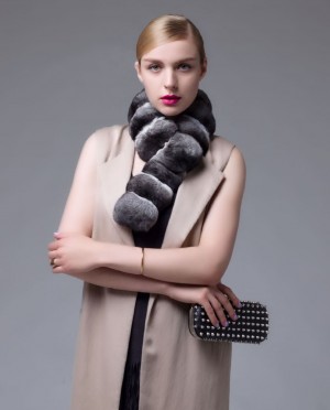 Chinchilla Fur Scarf