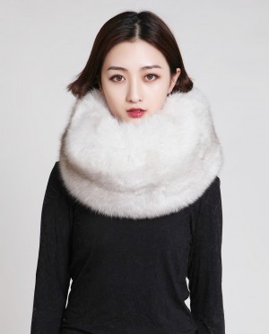 Fox Fur Scarf Neck Warmer