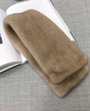 Real Whole Mink Scarf Muffler 