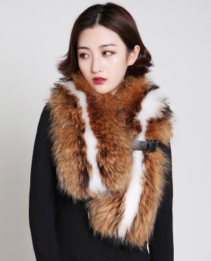 Raccoon Fur Scarf