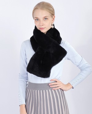 Rex Rabbit Fur Scarf