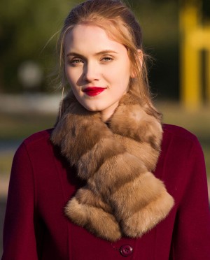 Sable Fur Scarf