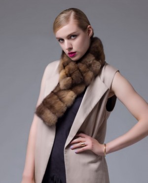 Sable Fur Scarf