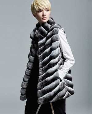 Chinchilla Fur Vest