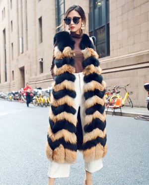 Fox Fur Long Vest