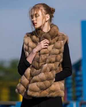 Genuine Sable Fur Vest