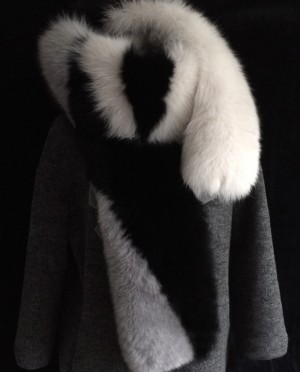 Fox Fur Long Wrap