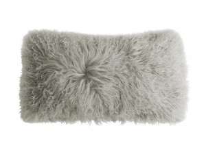 mongolian fur pillow