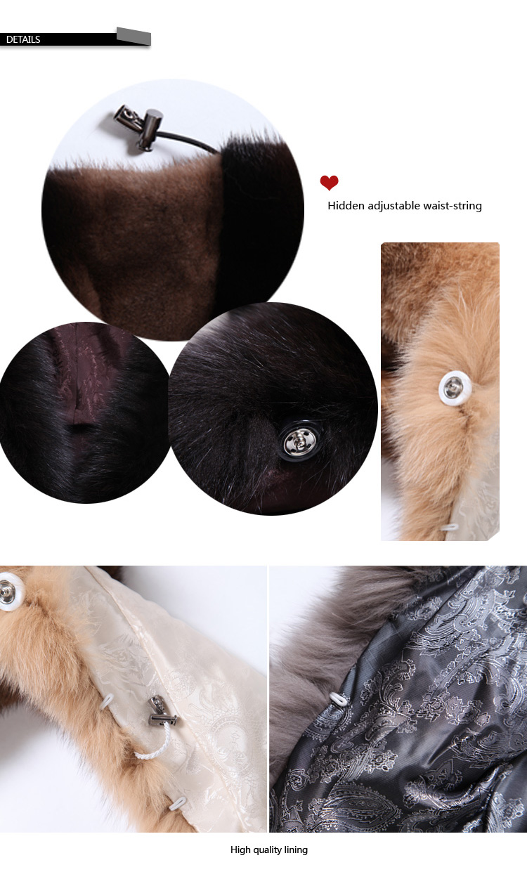Mink Fur Cape with Fox Trimming Details SKU: ffcam04