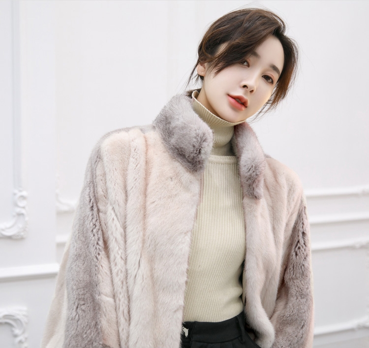 Mink Fur Cape 345-2