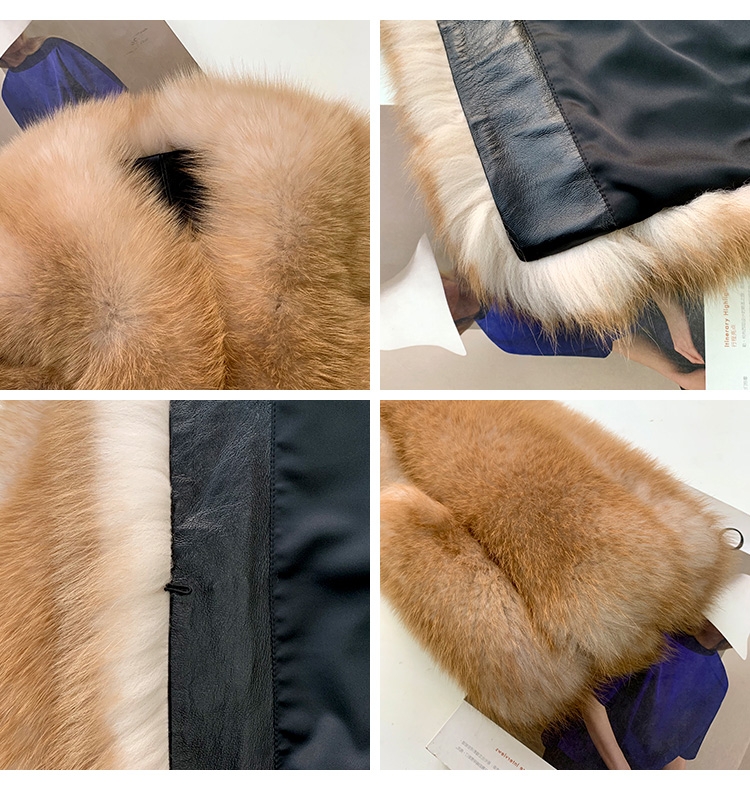 Fox Fur Long Coat 0053b-1