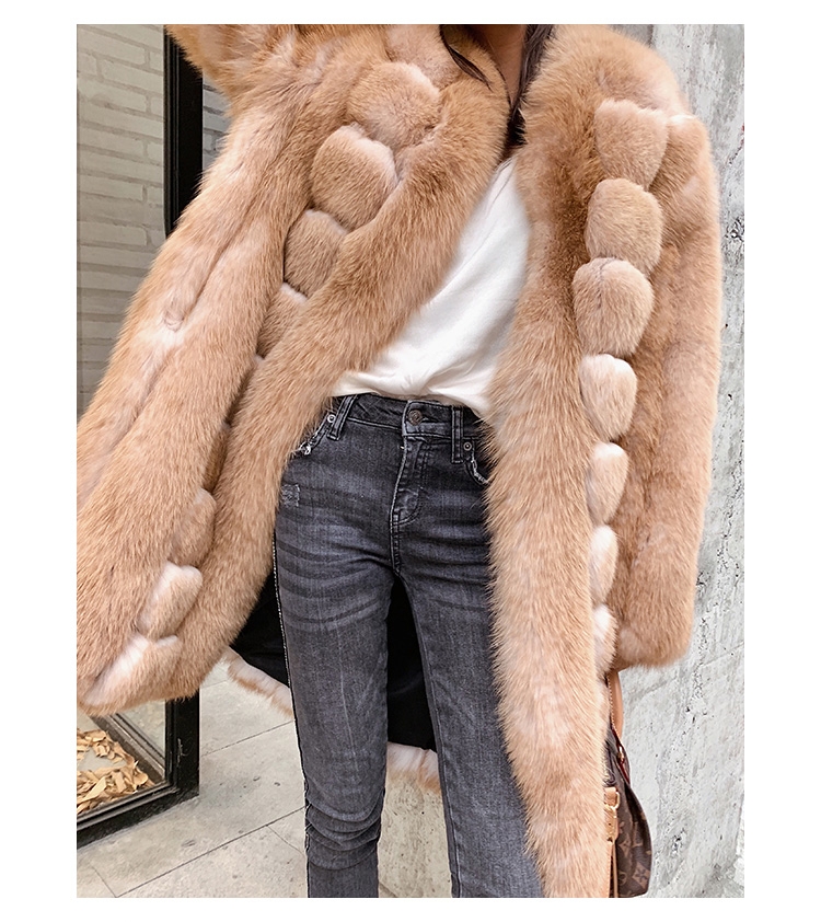 Fox Fur Long Coat 0053b-3