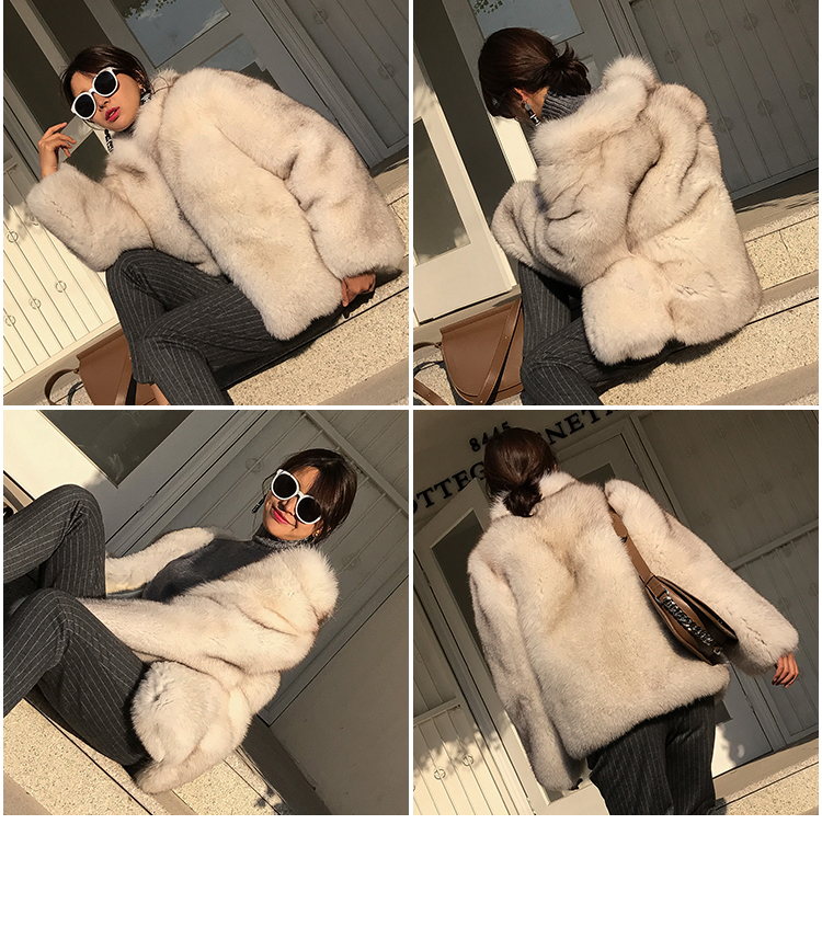 Fox Fur Coat 007 Details 13