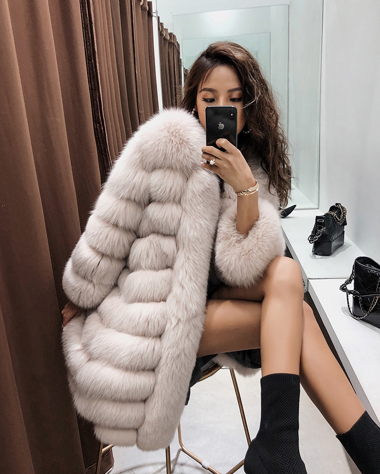 Fox Fur Coat 266 Details 2