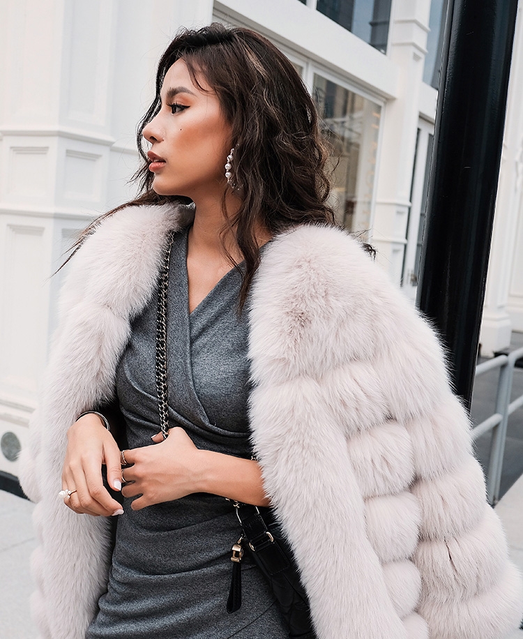 Fox Fur Coat 266 Details 7