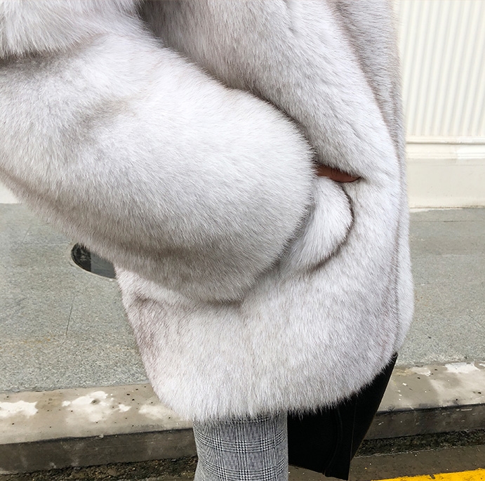 Fox Fur Coat 267 Details 15