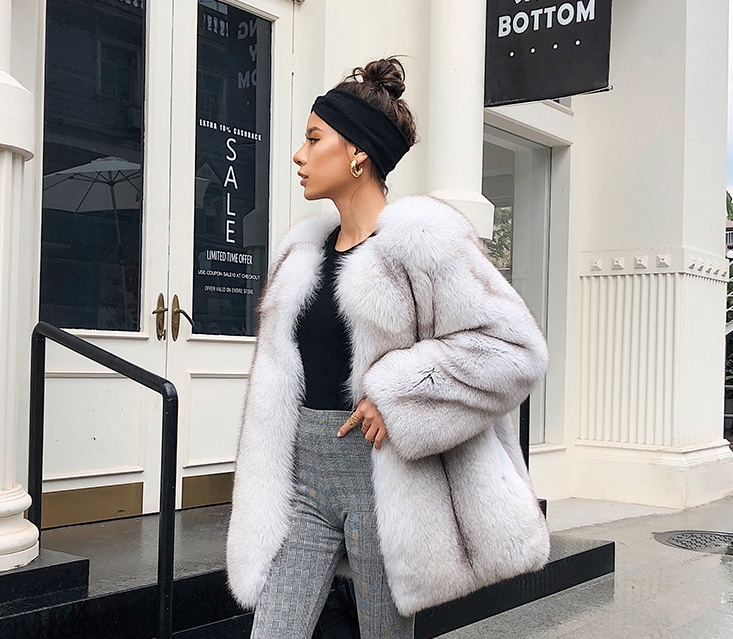 Fox Fur Coat 267 Details 3