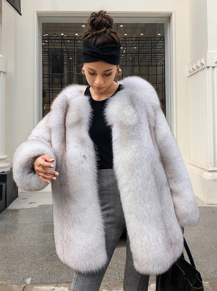 Fox Fur Coat 267 Details 8
