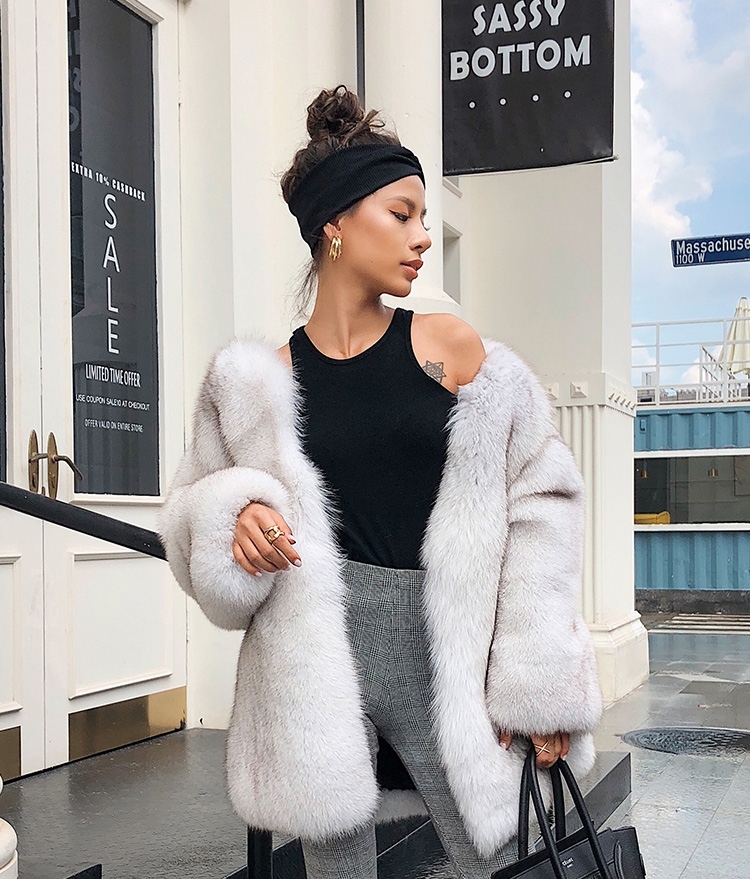 Fox Fur Coat 267 Details 5