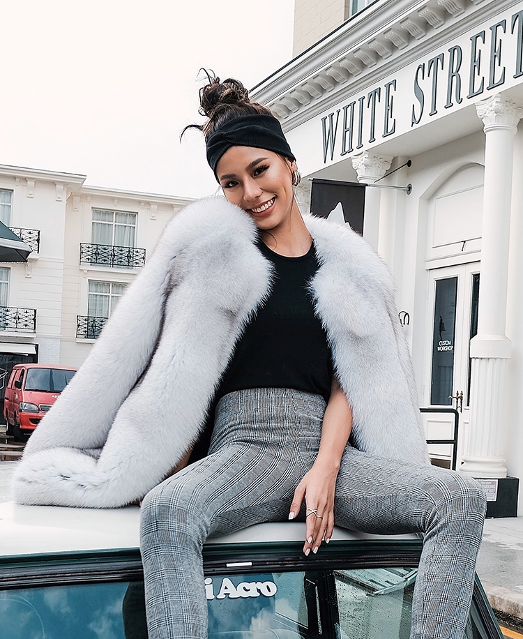 Fox Fur Coat 267 Details 1