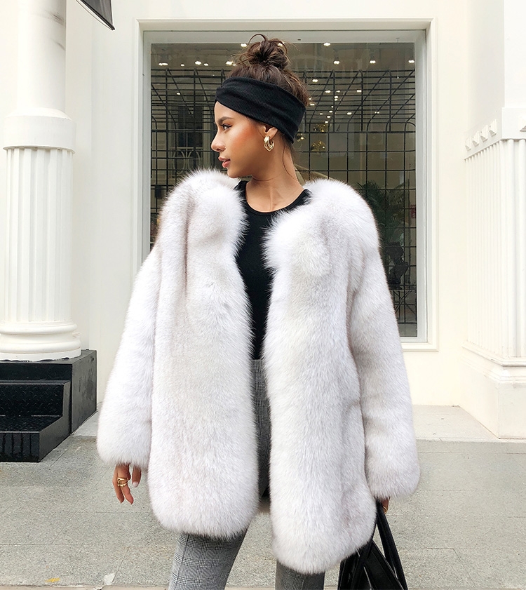 Fox Fur Coat 267 Details 14