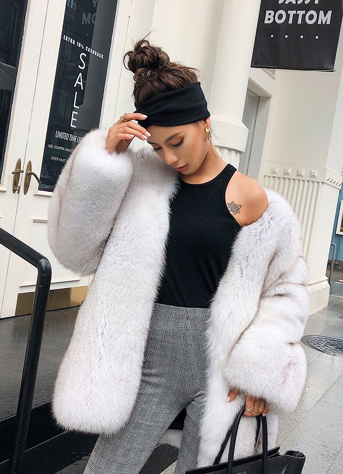 Fox Fur Coat 267 Details 4